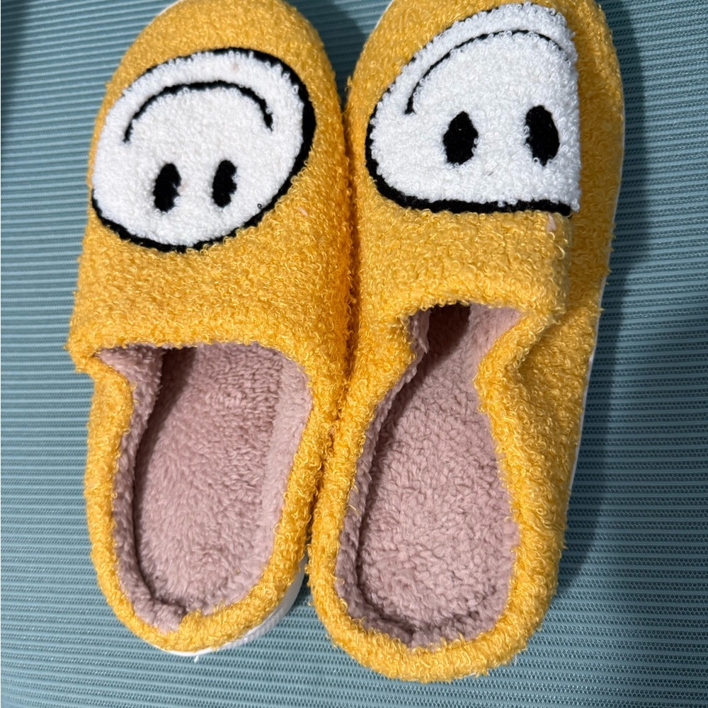 Amazon Yellow Smiley Face Loafers